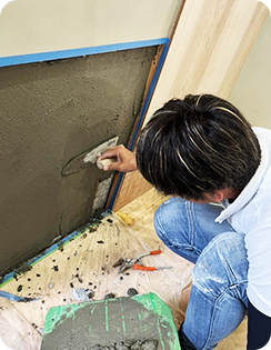 Plastering